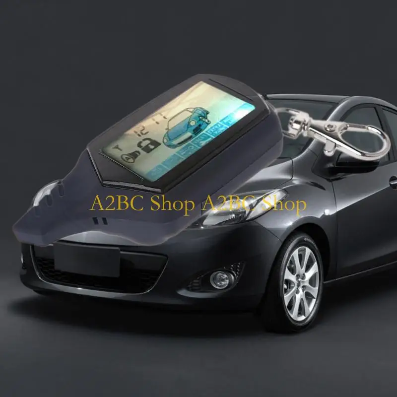 A2BC Blank Car Shell Button Remote Cover Folding Modified Compatible for Starline A91 Lcd Remote Case Accessory
