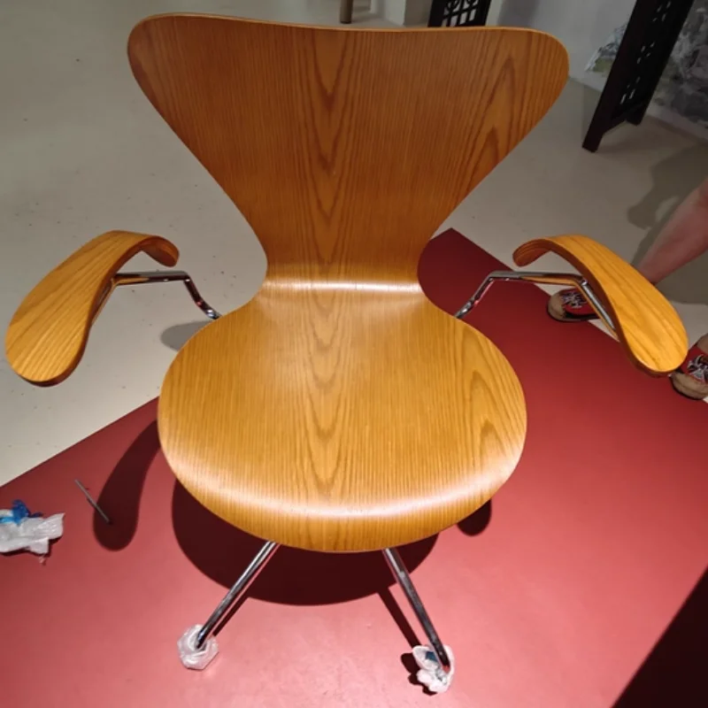 Used Office Chair, Nordic Style, Caster Computer Chair, Study Office , Single Designer Lounge Chair