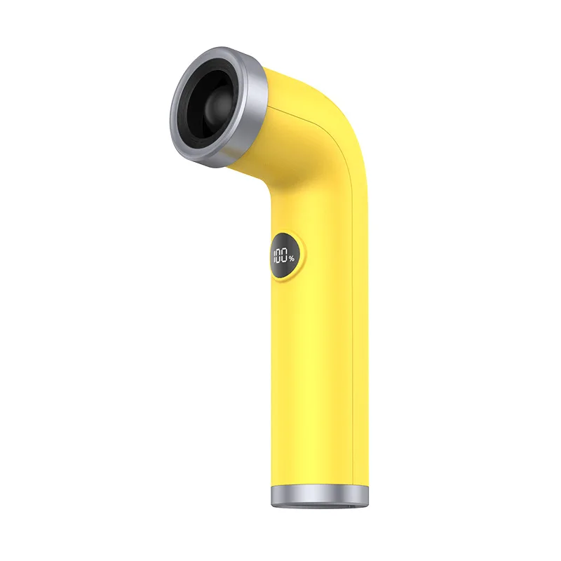 Creative and fashionable bladeless high-speed turbine, violent elbow, handheld small fan hair dryer digital display