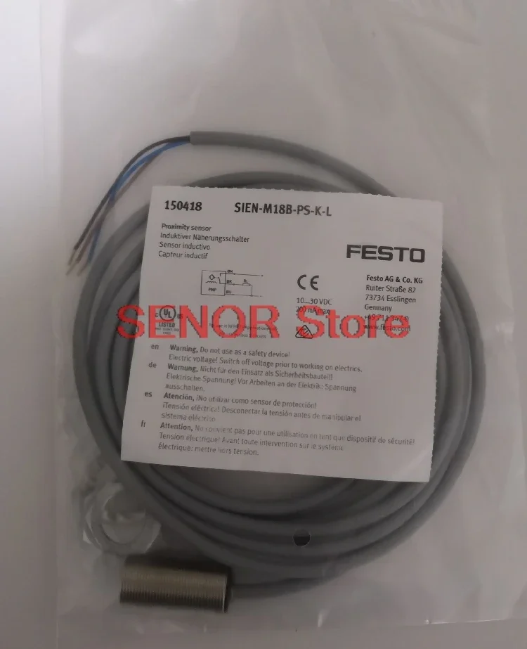 

Brand new original inductive sensor SIEN-M18B-PS-K-L (150418)