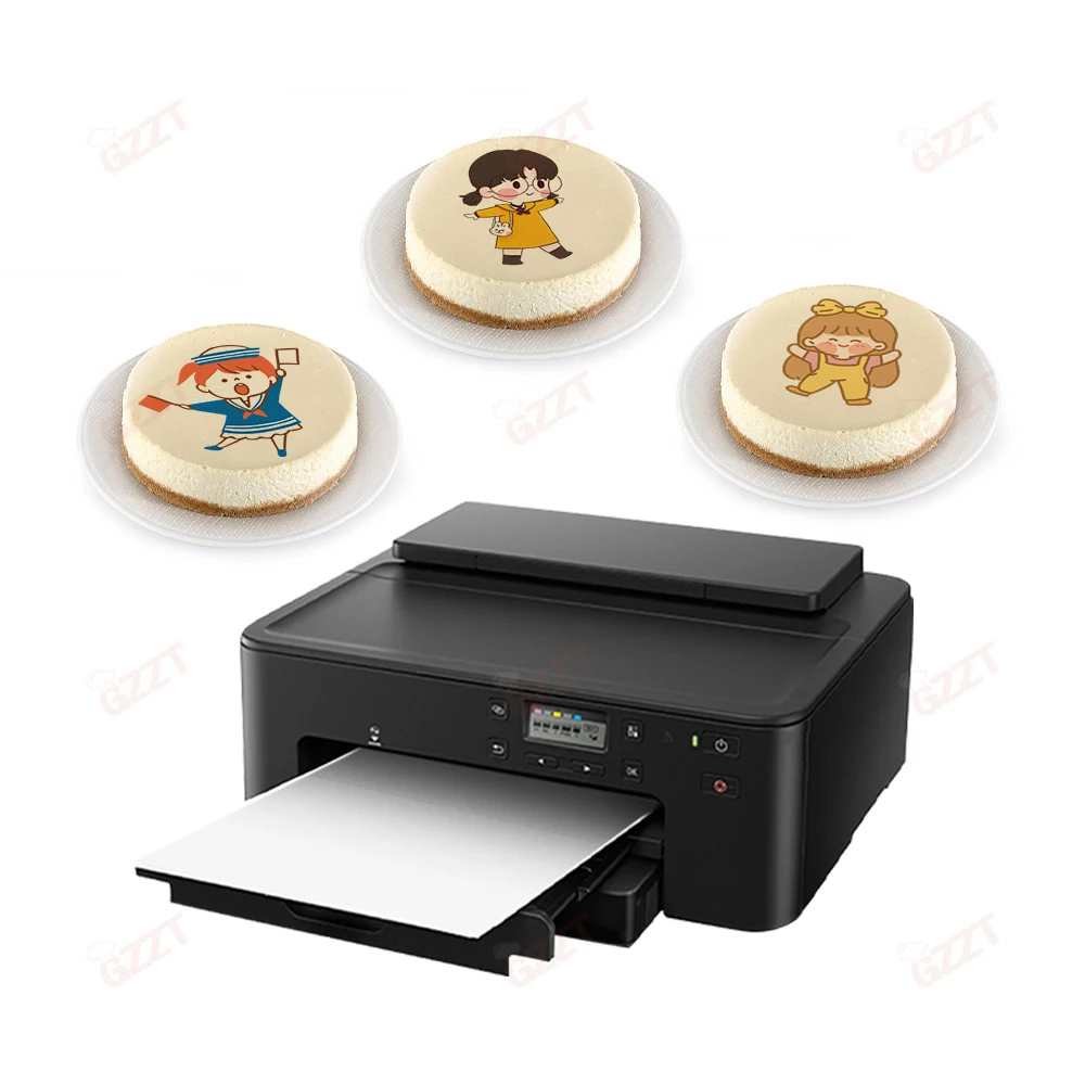 dual paper feed design Digital Cake Printer Baked Goods Edible A4 Wafer Paper Birthday Photo Glutinous Rice Paper Printer