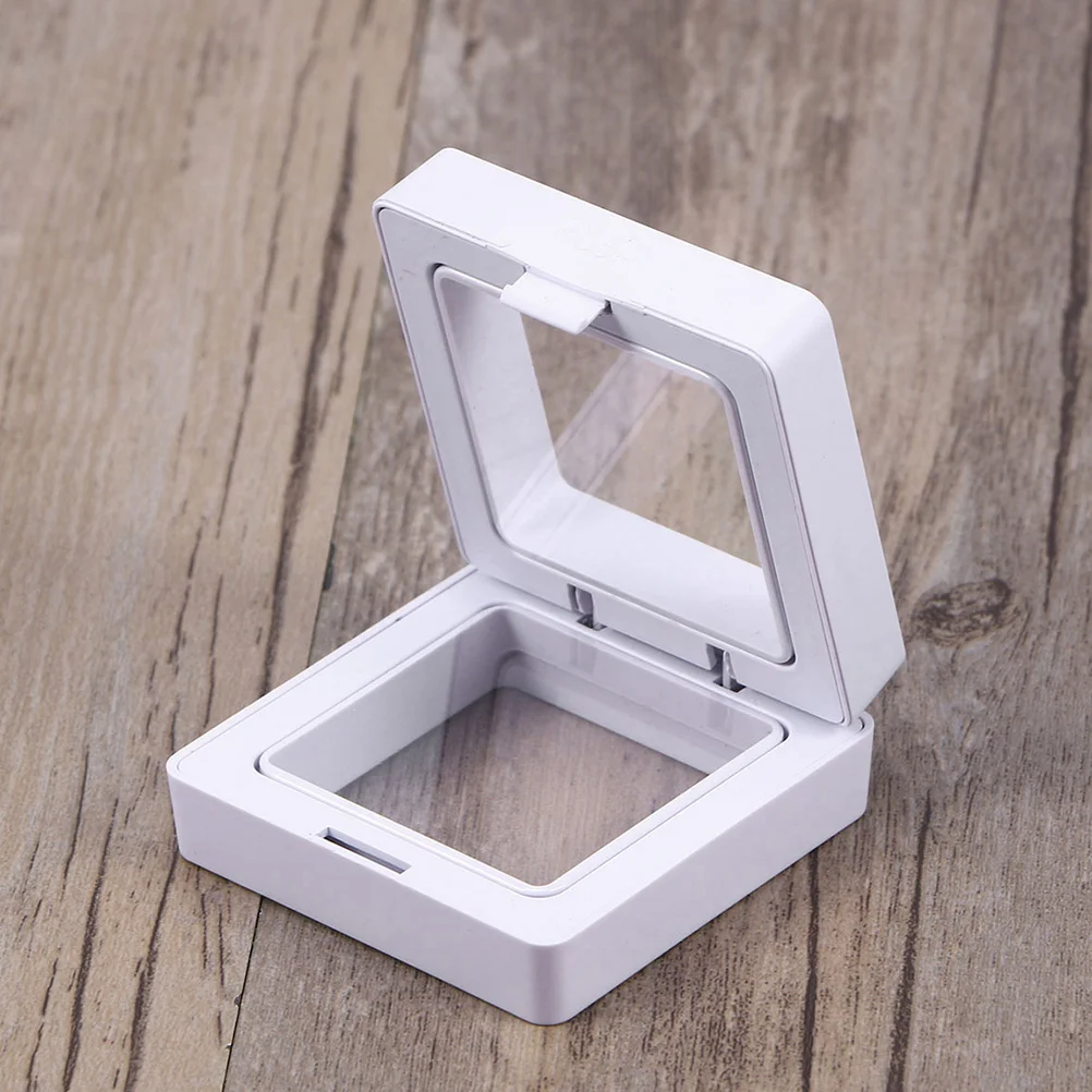 5 Buah Rak Display Koin St PP Plastik Rak Peringatan Penyimpanan Ganizer Casing Bingkai Rak Dekorasi Rumah Kantor