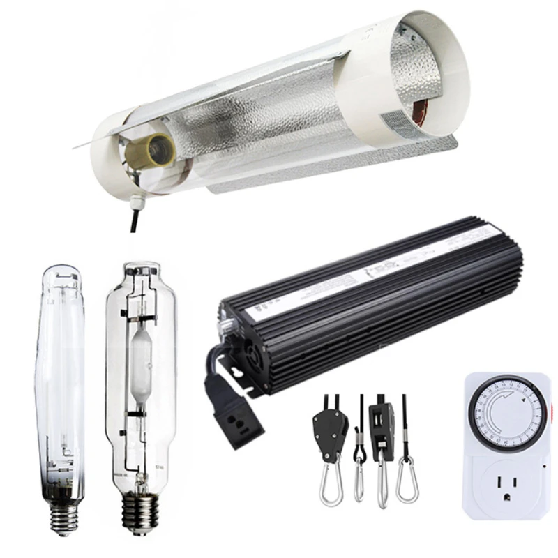 FOR 1000 Watt Digital Dimmable Grow Light System Kits Cool Tube Reflector Set Add-on Wing