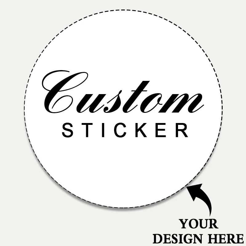 

500PCS Custom Stickers Logo Thank You Labels Personalized Stickers Packaging Name Party Wedding Birthday Print Your Own Sticker