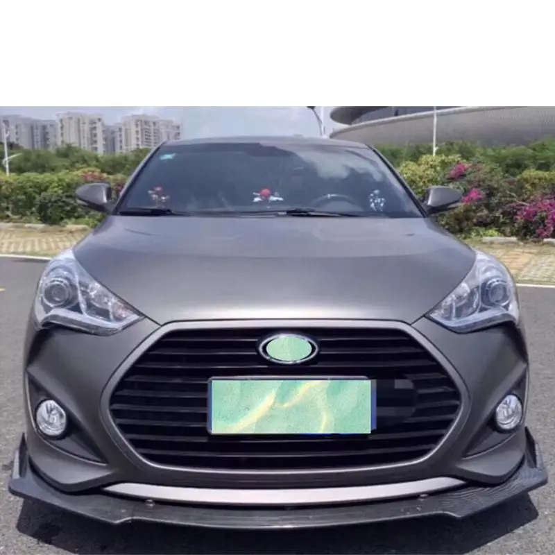 For Hyundai Veloster 2010-2023 ABS Bumper Front Diffuser Lip Splitter Accessories Body Kit Spoiler