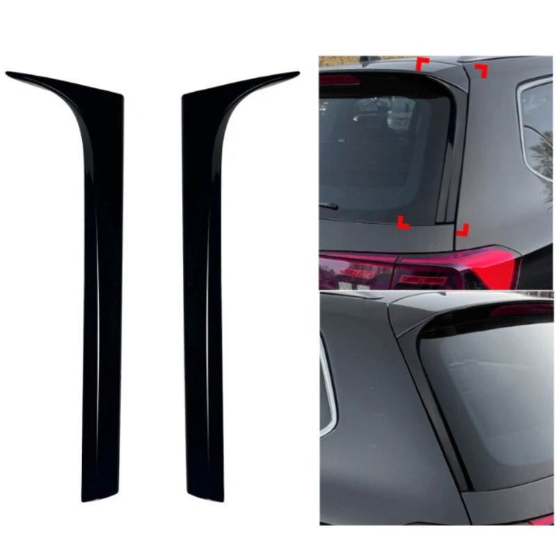 

For Volkswagen VW Passat B8 B8.5 Estate 2015 2016-2023 Glossy Black Car Rear Window Side Spoiler Canards Splitter Accessories