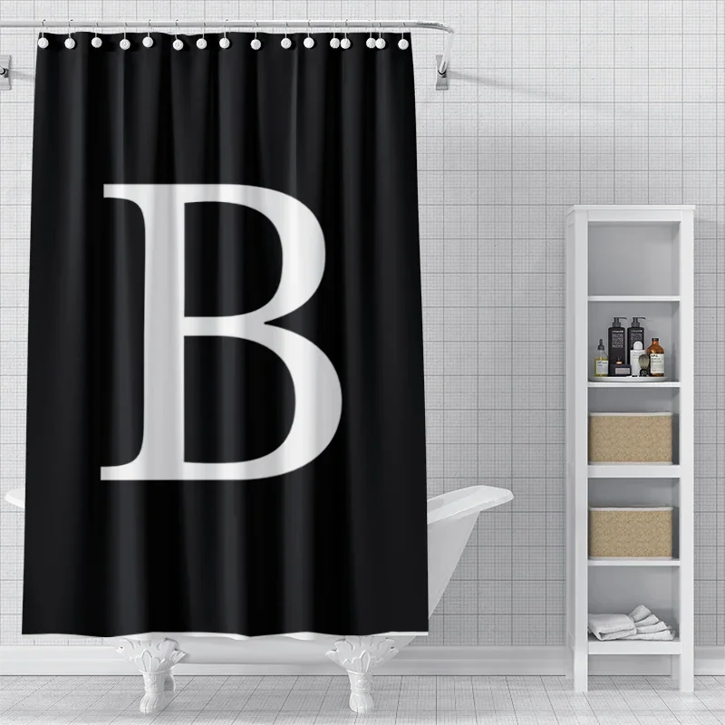 Home decor 26 letter shower curtains for bathroom waterproof fabric bathroom Curtains modern shower curtain 180x200 240x200