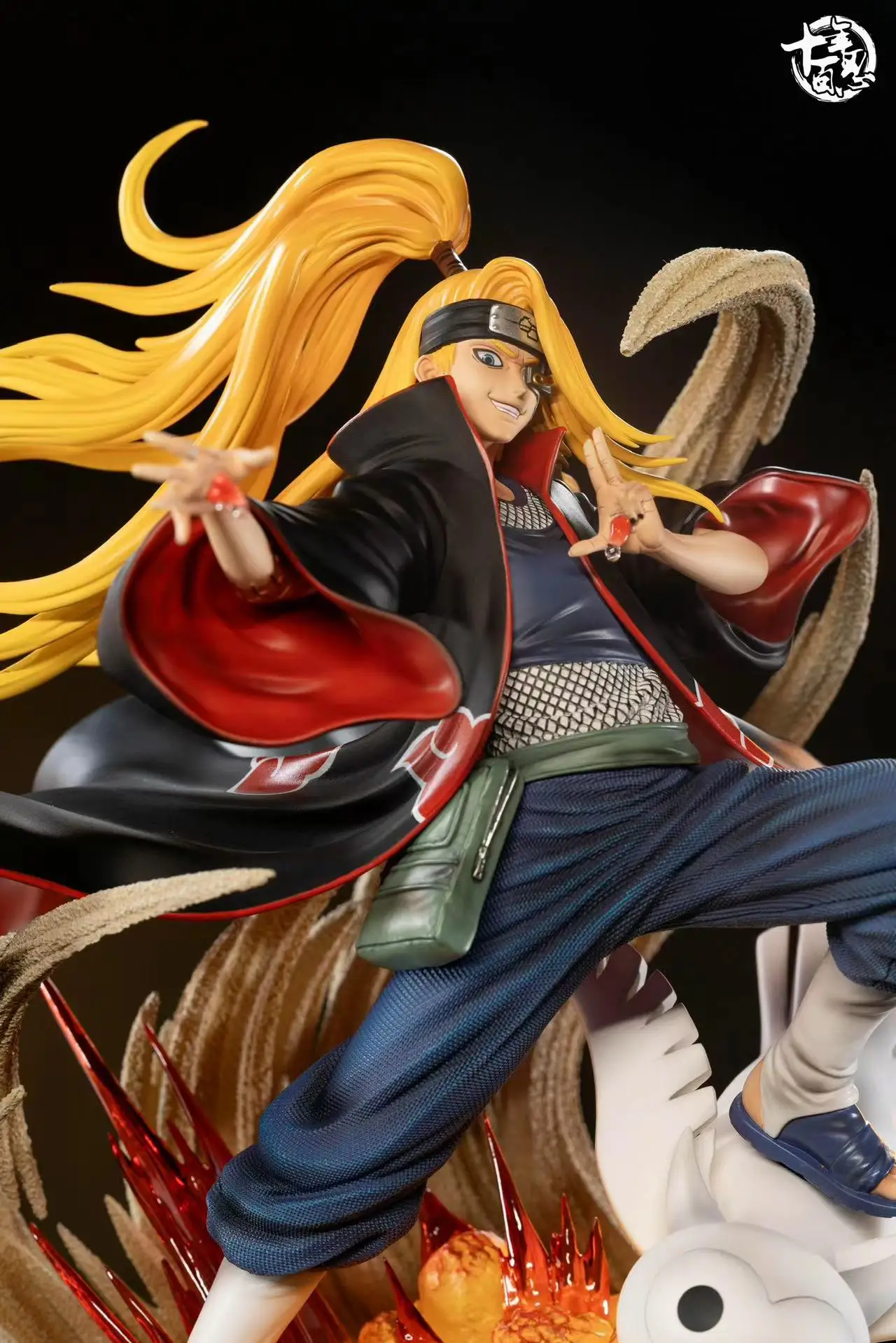 Voorverkoop 26.5Cm Naruto Gk Deidara Anime Actiefiguur Limited Edition Standbeeld Ornament Model Garage Kit Pop Speelgoed Cadeau