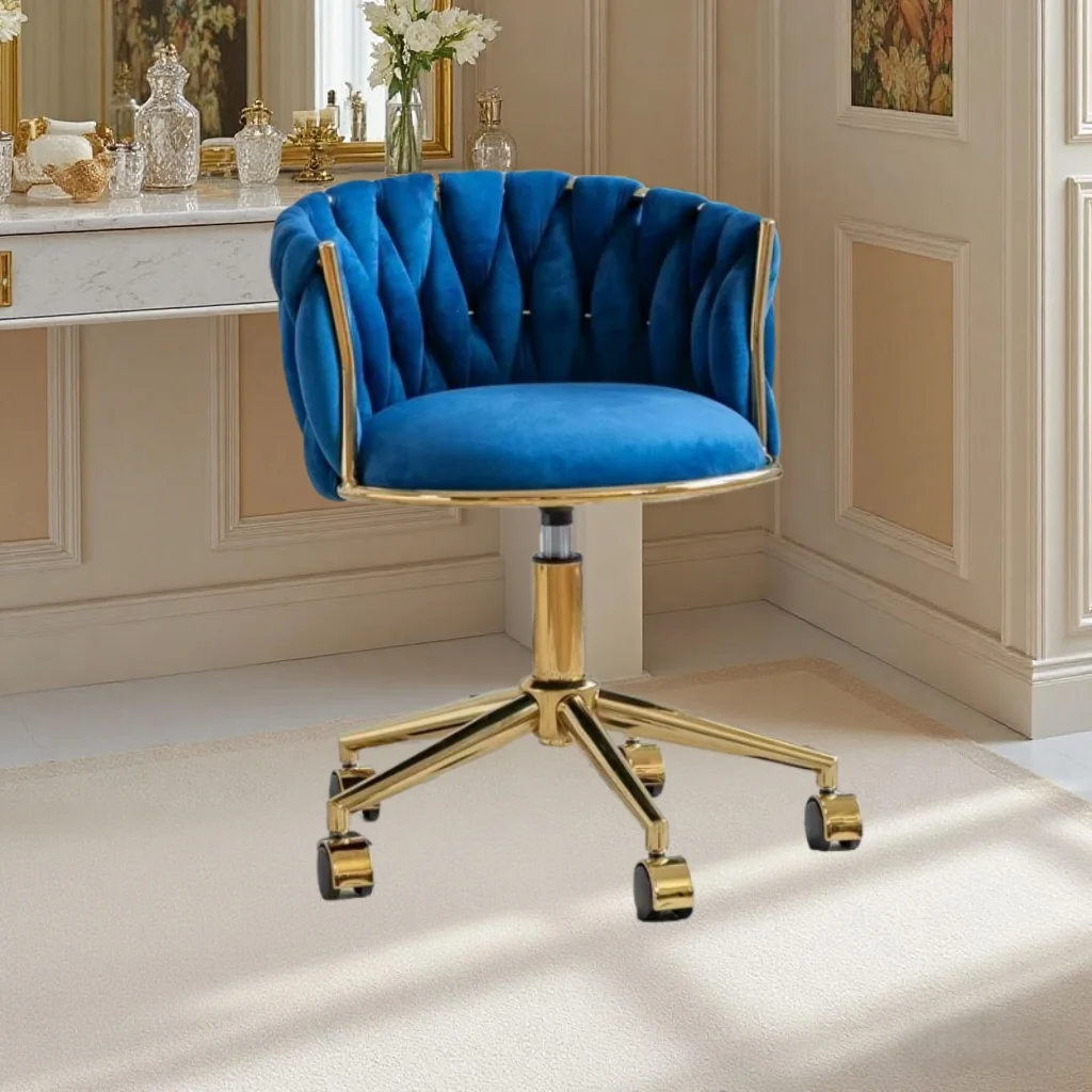 

Роскошный современный золотой маникюрный стул, туалетный столик для спальни, туалетный столик и столик для макияжа, столы для ногтей для компьютерного стола