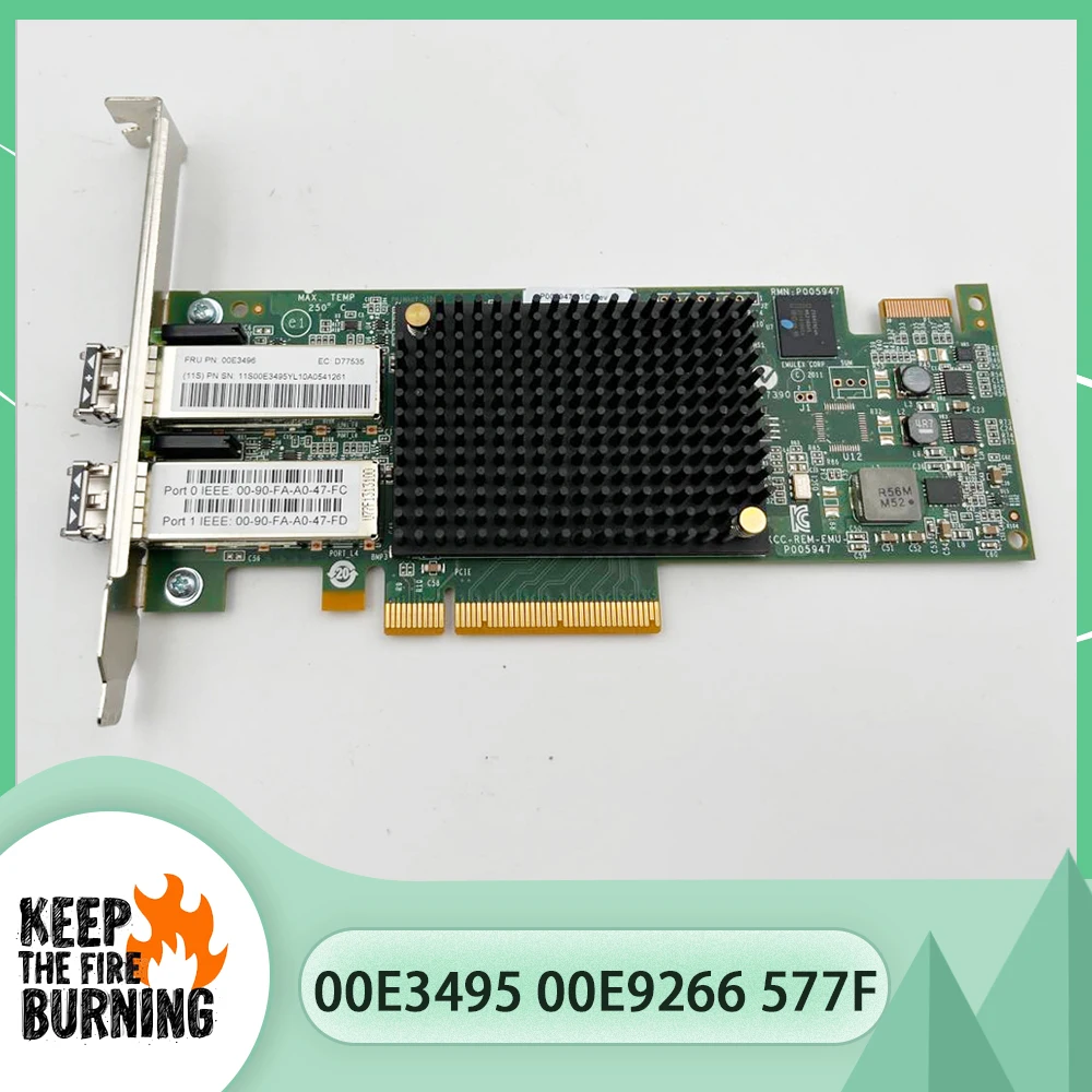 

For IBM NIC Dual-port 16 Gbit/s fiber HBA EN0A 00E3495 00E9266 577F 00E3496 Card