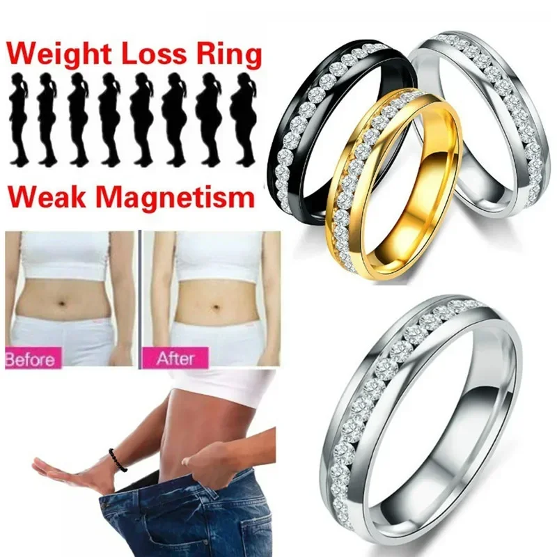 Magnetic Weight Loss Slimming Ring String Stimulating Acupoints Gallstone Ring Fitness Reduce Weight Ring Health Care Rings