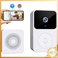 2.4GHz WiFi Wireless Video Doorbell IR Night Vision Doorbell Camera Two-way Intercom Visual Doorbell Home Security System