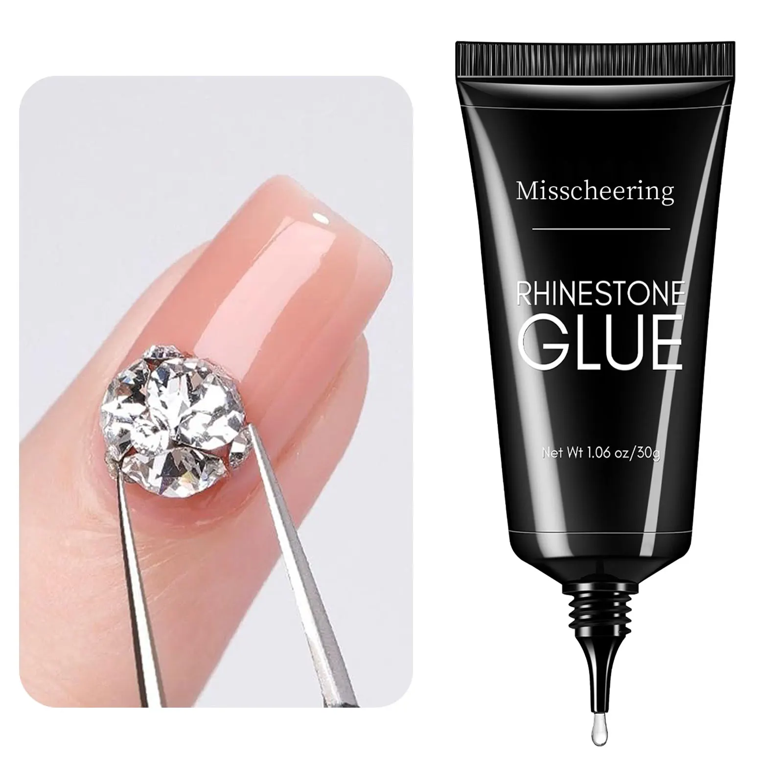 30g nagel strass lijm voor nagels supersterke gel nagellijm voor nagel charme 3D nagels bling gel decoratie gem nail art diamanten