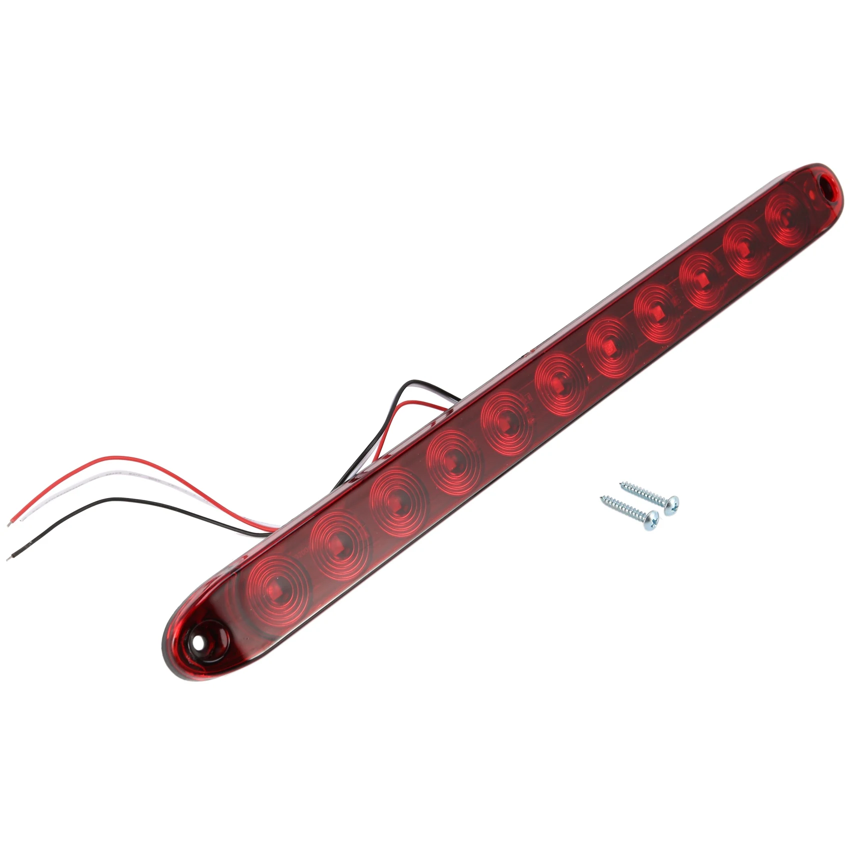 Reliable-1PCS 16 Inch 11 LED Red Trailer Light Bar For Park Stop Turn Signals Tail Brake Light IP65 Waterproof Truck Trailer Mar