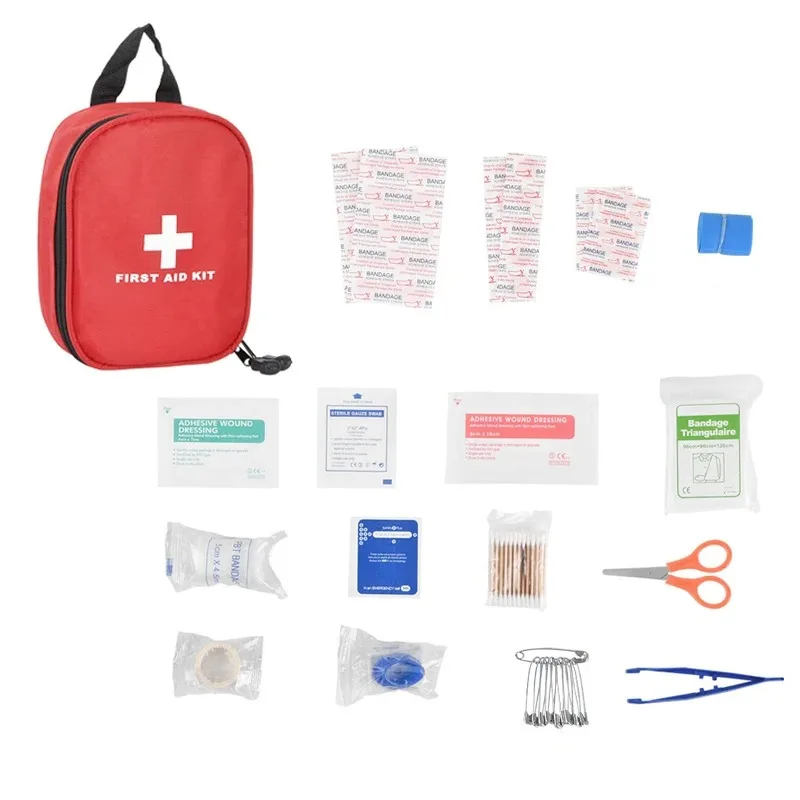 Kit di pronto soccorso per la famiglia portatile viaggio all'aperto campeggio medicina Kit di sopravvivenza di emergenza borsa di pronto soccorso a strati