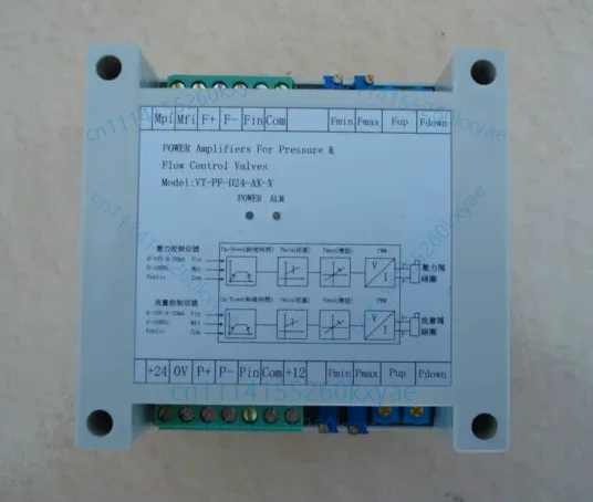 Vt-pf-d24-ax-x dual proportional controller, 40 ohm flow proportional amplifier board, pressure and flow control