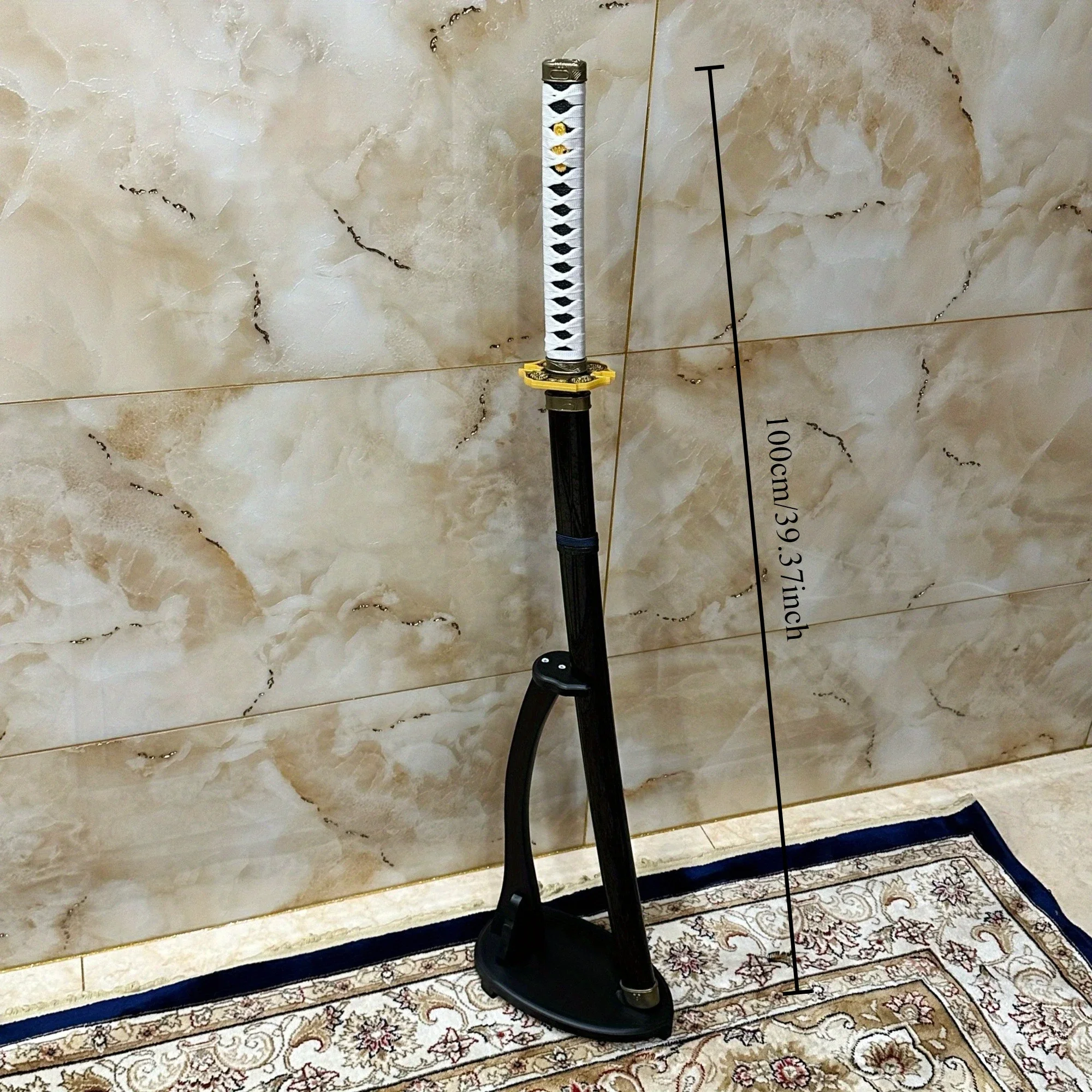 39.3 pollici Devil May Cry Vergil Legno Katana Spada Samurai Sabre Ninja Coltello Giapponese Katana Sabre Accessori Cosplay Prop Giocattolo