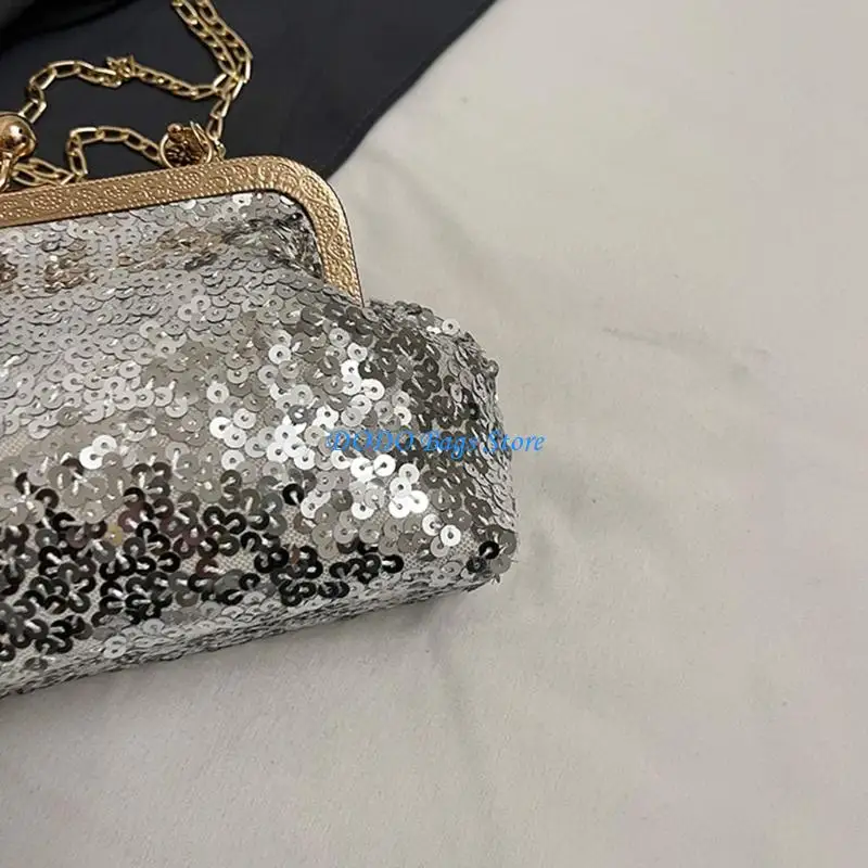 

Сумки через плечо для женщин, сумка через плечо, кошелек с блестками, клатчи, сумка через плечо с замком поцелуя, сумка-хобо,