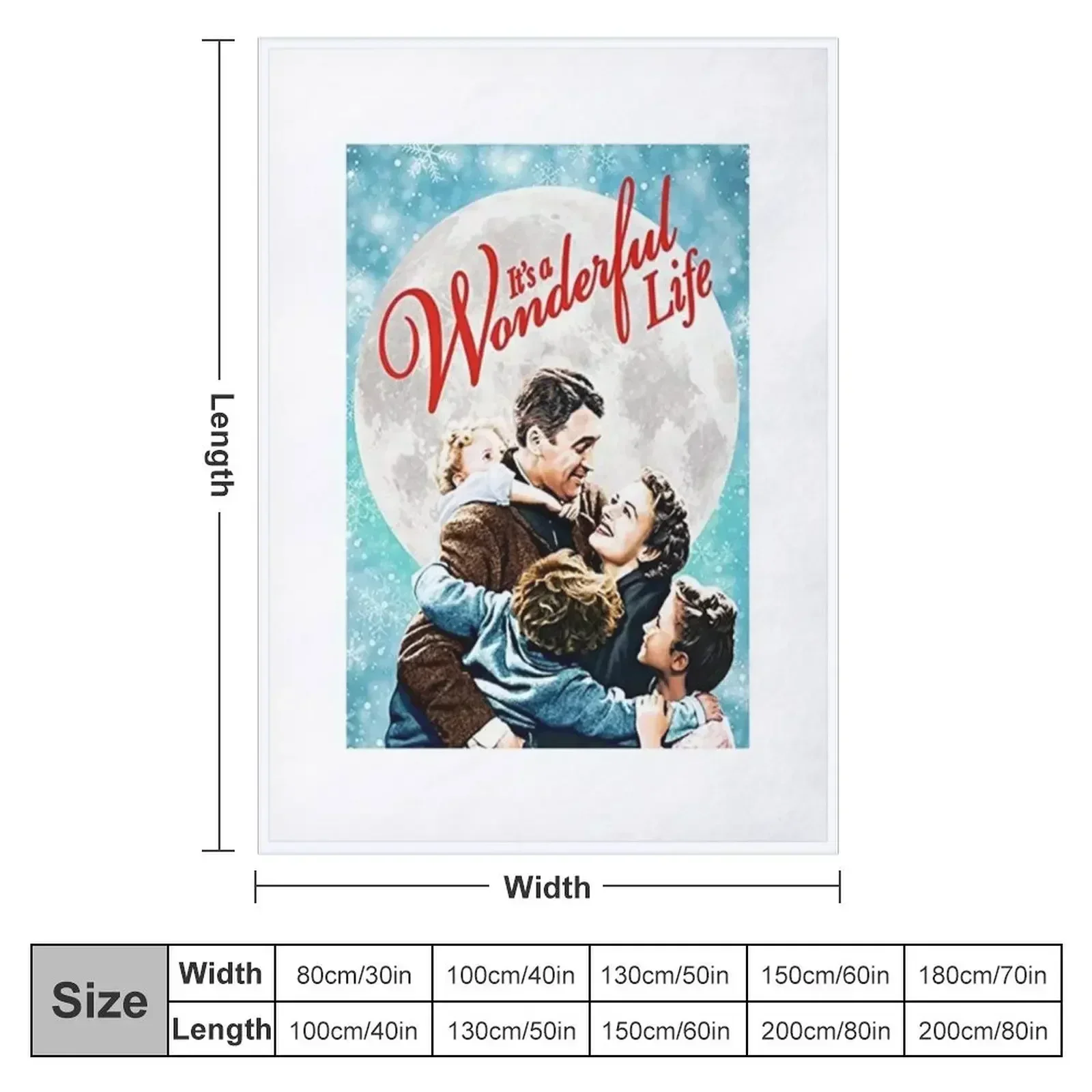 its wonderful life family Throw Blanket Weighted Vintage decorative For Sofa Thin cosplay anime Luxury Brand Blankets