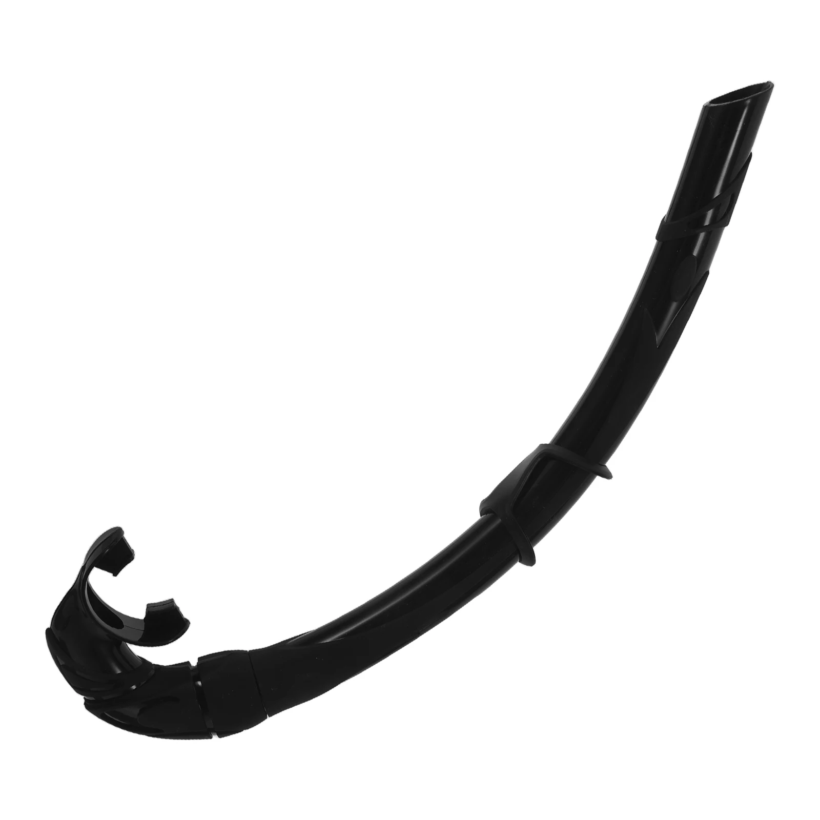 

1 Set Lap Pool Snorkel Swimming Lightweight Foldable Portable Dive Gear Efficient Purge Valve Large Diameter Tube Comfortable