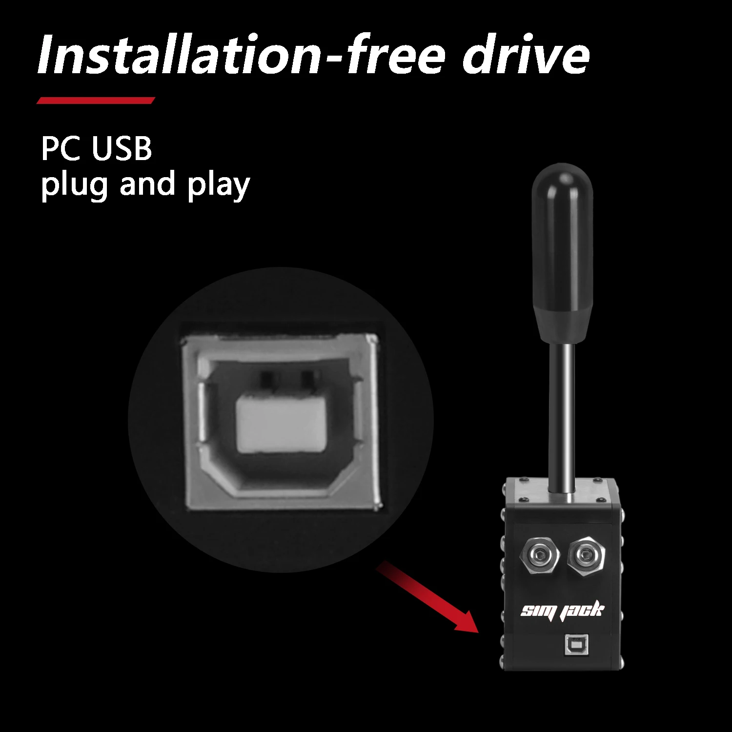 PCレーシングゲーム用シーケンシャルシフターギアシフトSIM（Logitech 