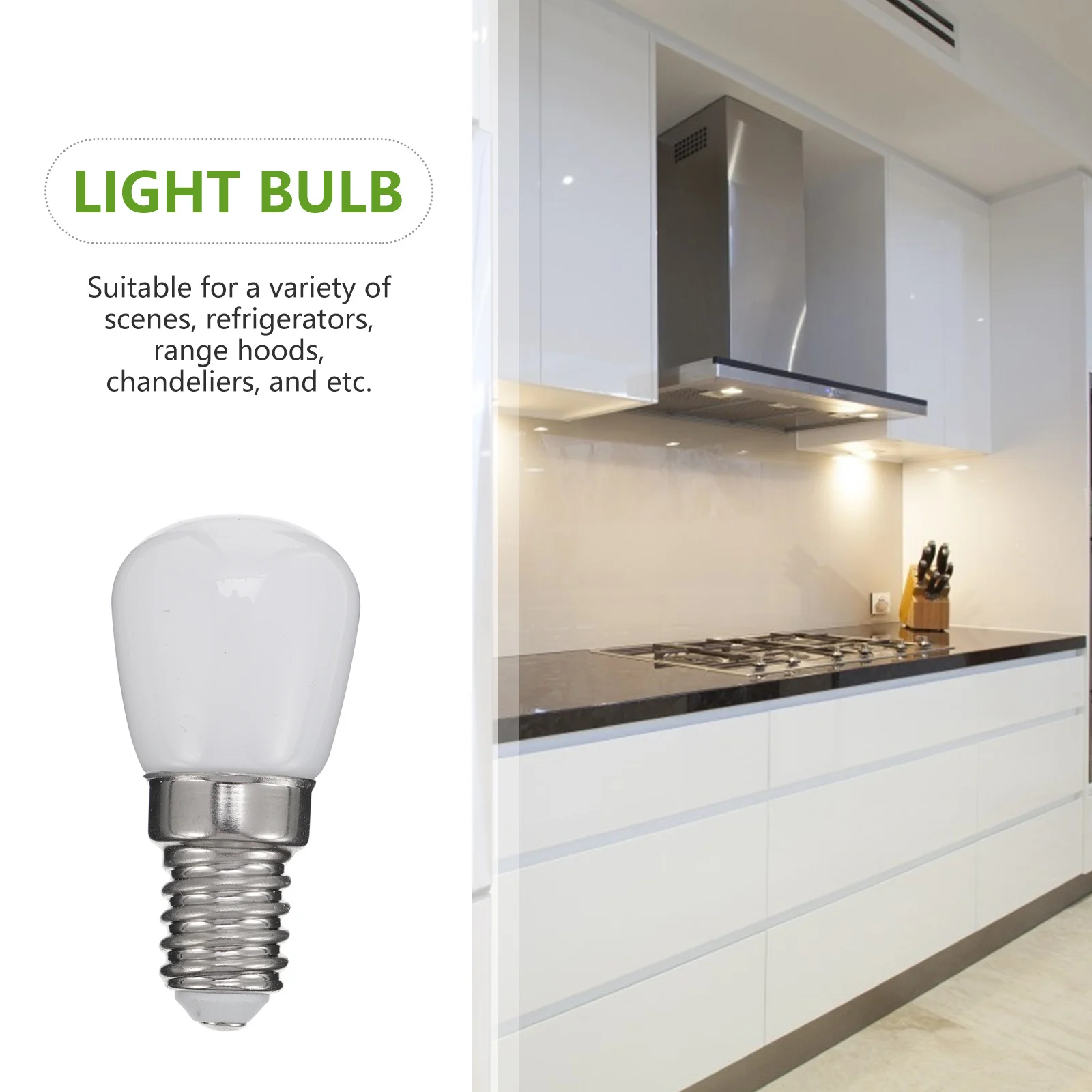 4 قطعة Led الثلاجة ضوء لمبة 220 فولت E14 الأجهزة مصباح للثلاجة غطاء فوق البوتاجاز لإخراج الأدخنة الثريا توفير الطاقة قاعدة السيراميك دائم #2