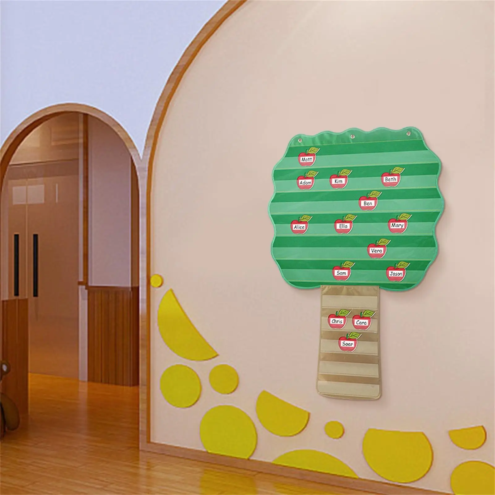 Tree Pocket Chart Visueller Zeitplan Home Chart Routine Cards Sheet Satz Construction, Event Sorting, Word Recognition Tree