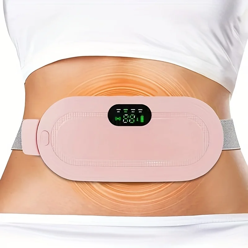 1 PC Heated Belt To Relieve Period Cramps, Portable Wireless Stomach Heating Pad