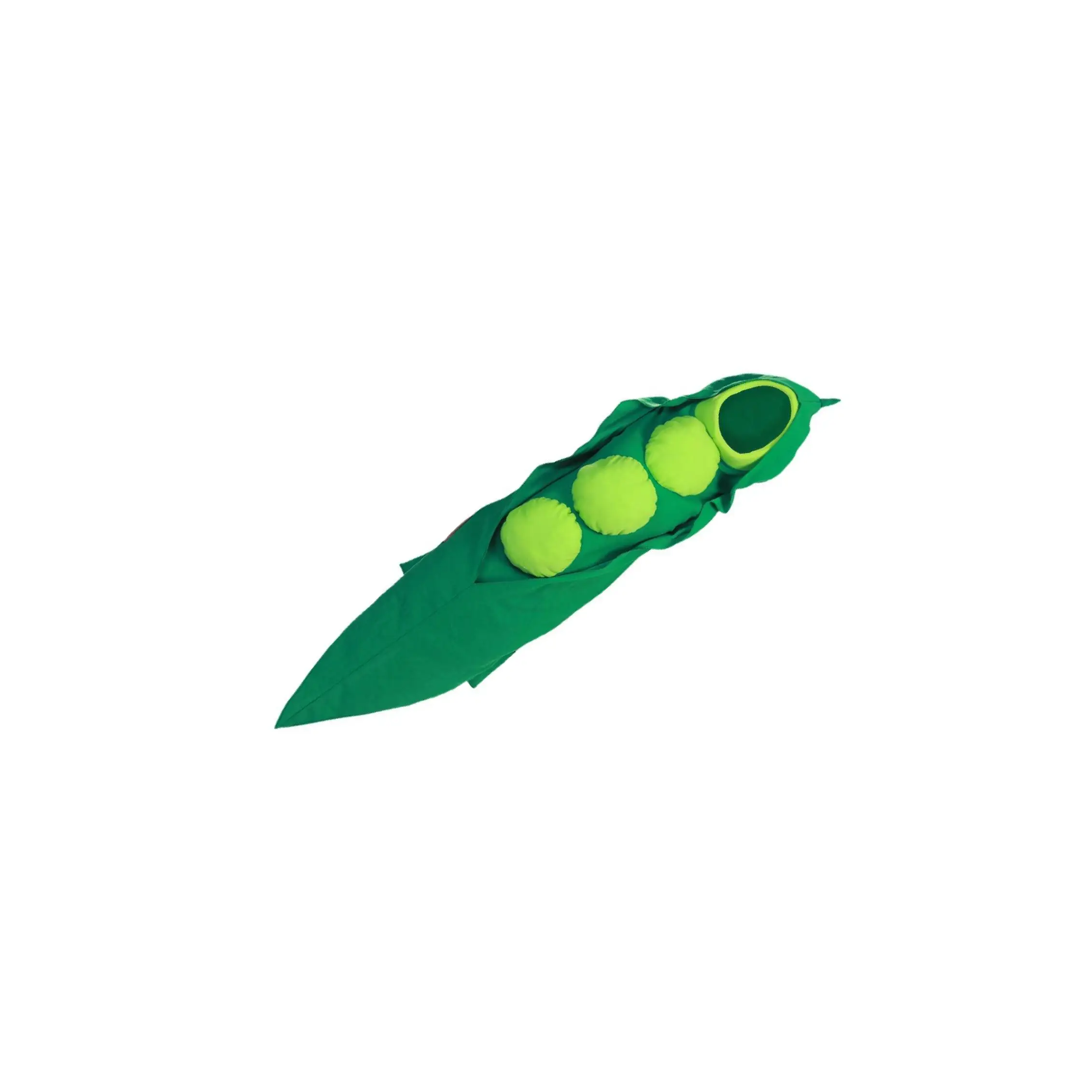 

Костюм для косплея Pea Pod, многоразовый слипоны, милый декоративный овощной костюм