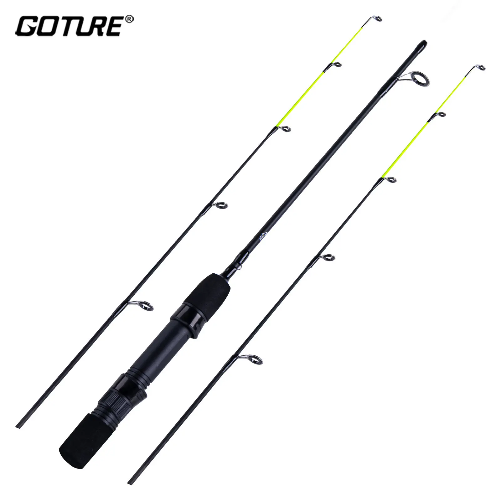 Goture 27‘’ 32‘’ 2tips Fishing Lure Rods M ML Spinning Rod Portable Ice Pole Ultra-light Professional Winter Carp Fishing Rod