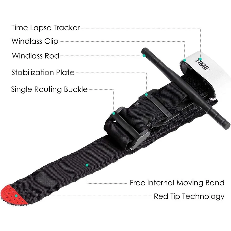 Kit de primeros auxilios de emergencia, torniquete táctico militar, cinturón médico giratorio, suministros de supervivencia para acampar al aire libre