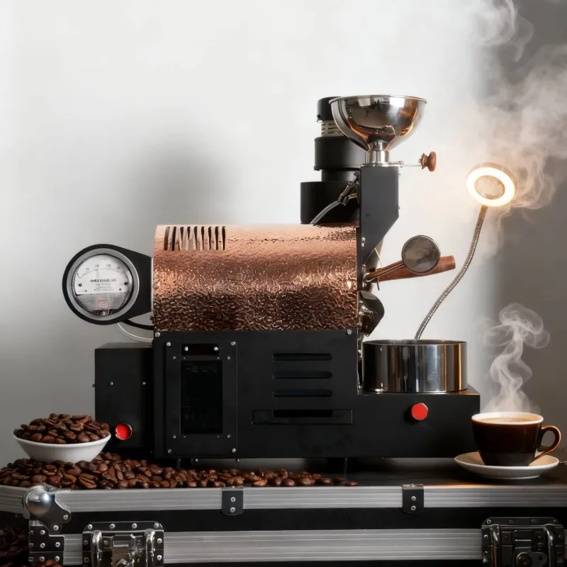 Airo Santoker 200g 300g 500g Coffee Roaster Machine Semi-automatic Electric Gas Roasting Machine for Home Commercial Cafe
