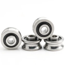SG15 (10 PCS) Track Rollers With Gothic Arch Groove Type SG15RS Embroidery Machine Bearings SG15-2RS