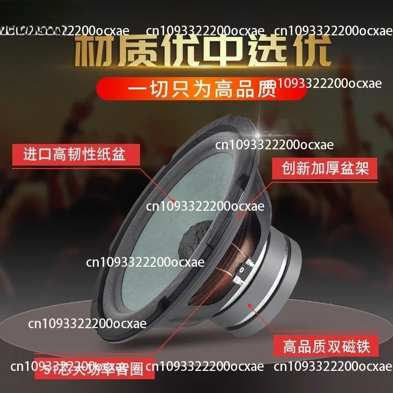 10 Inch Private Room Professional High Power Karaoke Speaker Dual Magnetic Bass Full Frequency