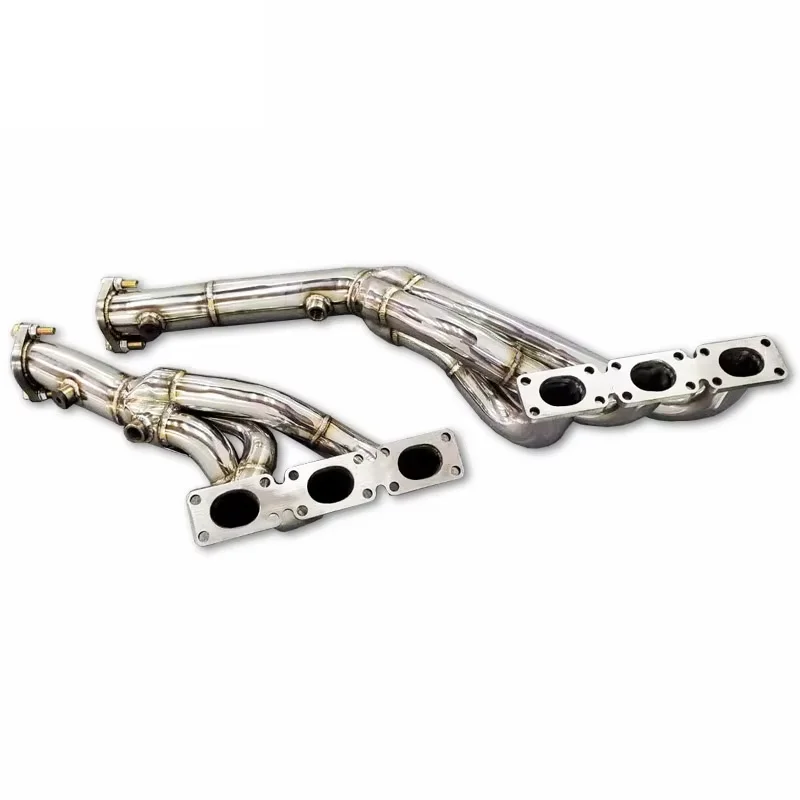 High flow exhaust manifold suitable for BMW 325/330 E46 3.0L 2003-2005 exhaust system catalytic converter