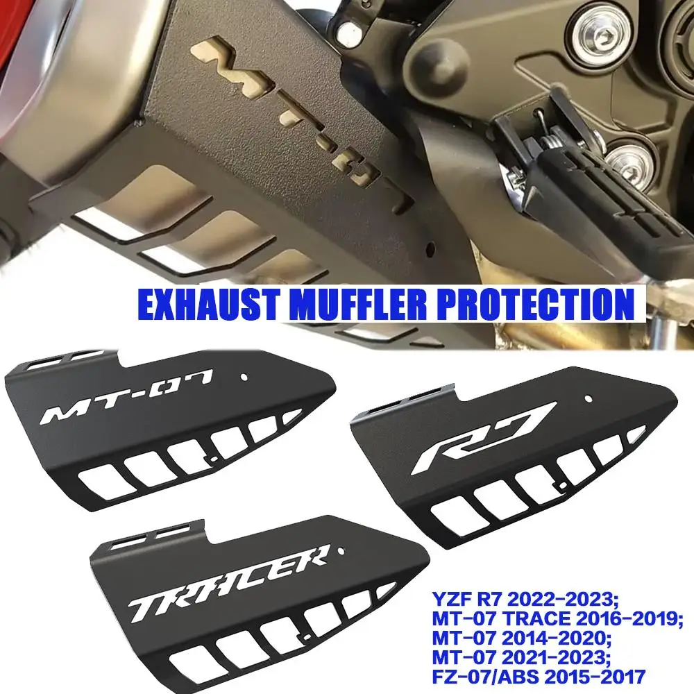 

NEW FOR YAMAHA YZF R7 MT-07 TRACER MT07 FZ-07 FZ07/ABS Exhaust Muffler Pipe Guard Protector Cover Heat Protection Motorcycle