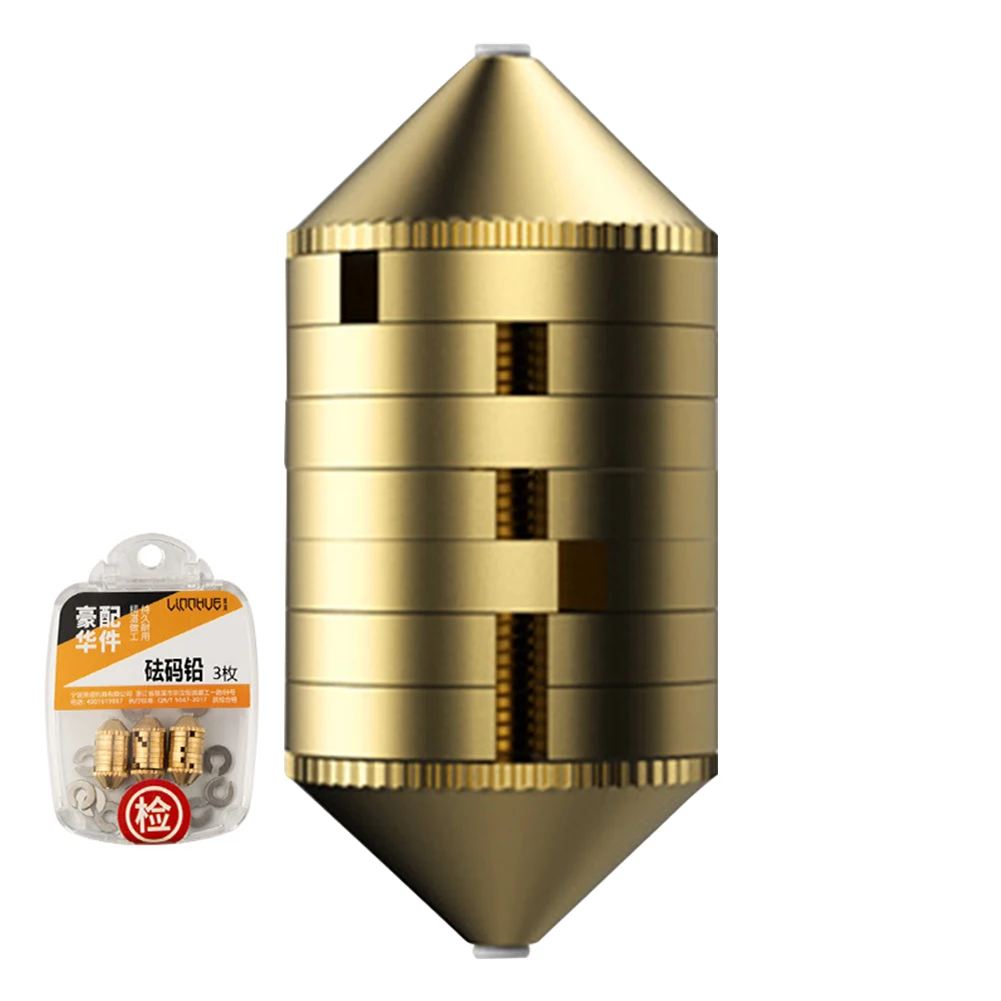 3/6 個釣りシンカークイックウェイト鯉シンカー鋭いシンカー銅調整可能な釣りウェイトツール海水淡水用