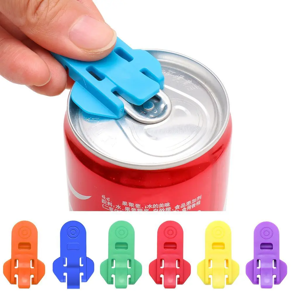 Easy Can Opener Portable Drink Beer Cola Beverage Drink Opener Reusable Bottle Opener Kitchen Camping Jars Lid Remover Tools