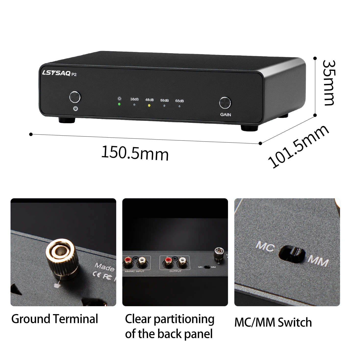 LSYSAQ P2 Phono-Vorverstärker – Passive Preamp Bewertung und Preis