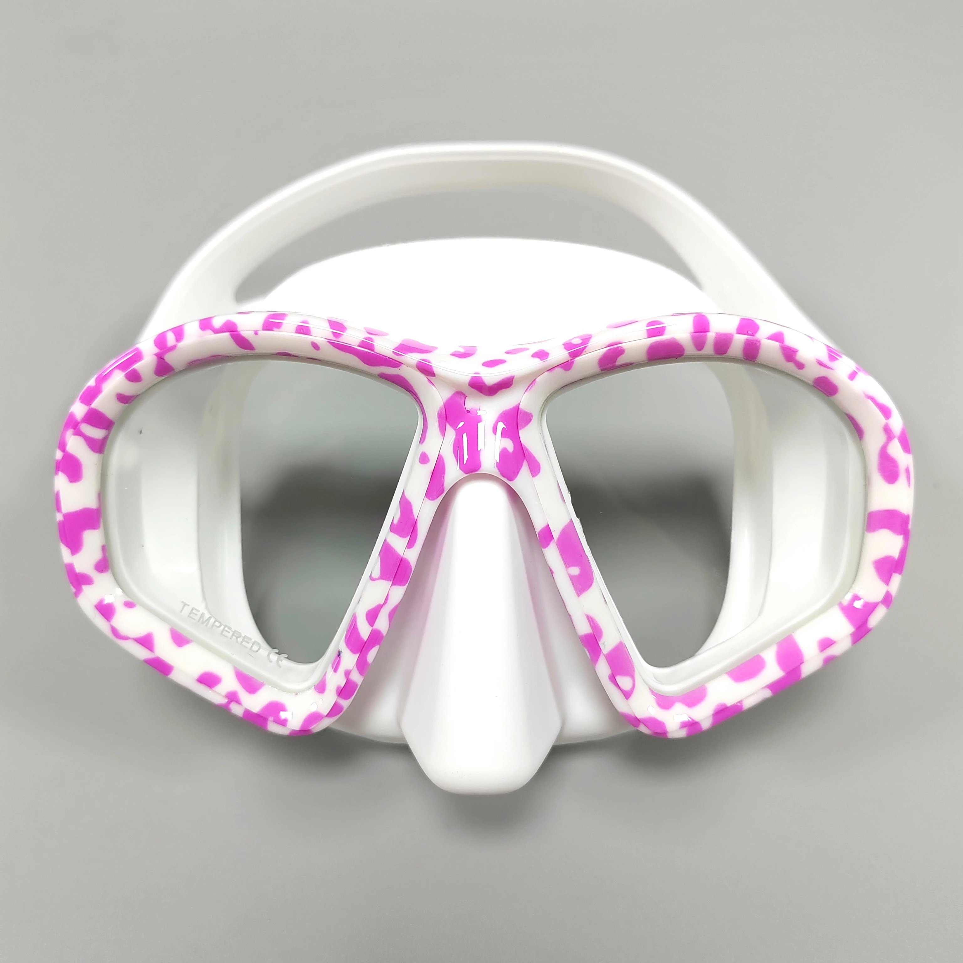 Tauchermaske Tarnfarben Beschlagfrei Harpunenfischen-Ausrüstung Schwimm-Maske – Detail 10
