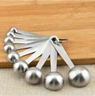 Stainless Steel Measuring Spoon, Measuring Spoon Set, Stainless Steel Measuring Spoon Set with Locking Clip