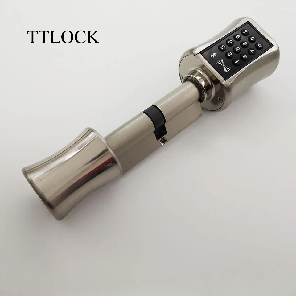 TTLock Door Lock Cylinder Phone Control Smart Lock WIFI Electronic Door Lock Password Lock Keypad RFID Card Keyless EU Door Lock