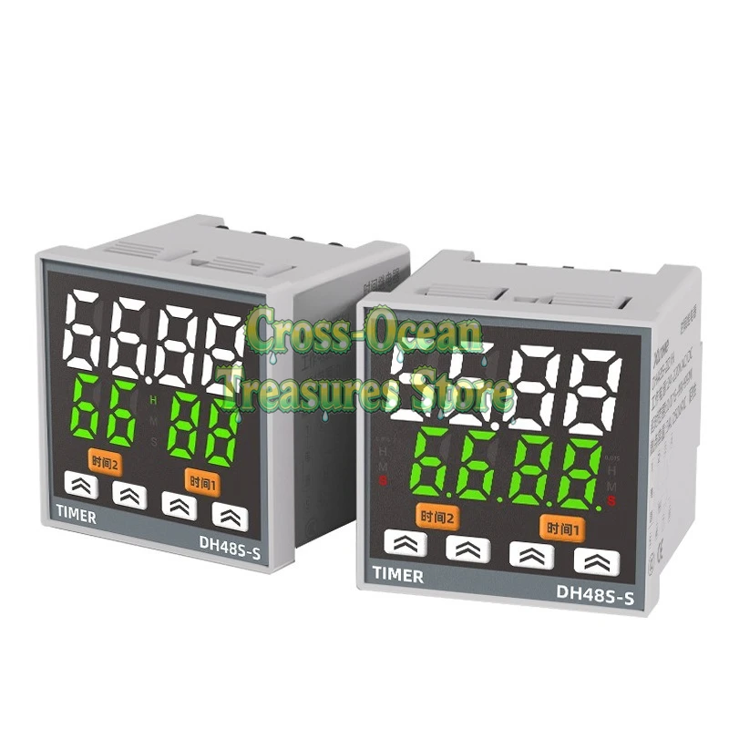 DH48S-S автоматический контроллер цикла 24 В 220 В регулируемый контроллер времени задержка включения питания