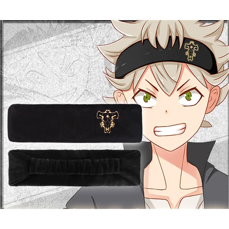 Anime Black Clover Cosplay Emperor Logo Headband Asta Yuno Head Wear Costume Head band cosplay props