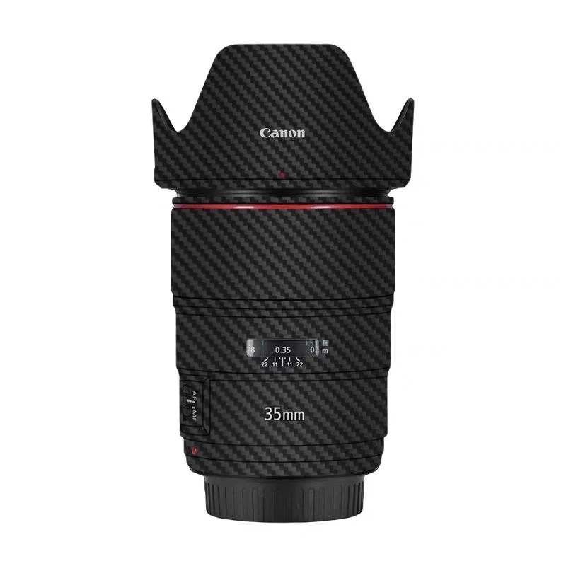 ل EF 35 F1.4 عدسة الجلد EF35 F1.4 ملصق واقية لكانون EF 35 مللي متر f/1.4L II USM عدسة المضادة للخدش غطاء فيلم EF35 1.4II