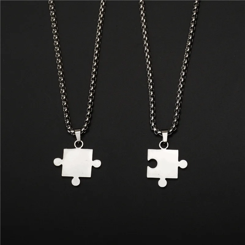 

Ожерелье-головоломка для девочек, одинаковые головоломки, комплект ожерелья дружбы BFF, ювелирные изделия, подарки для друзей, семьи