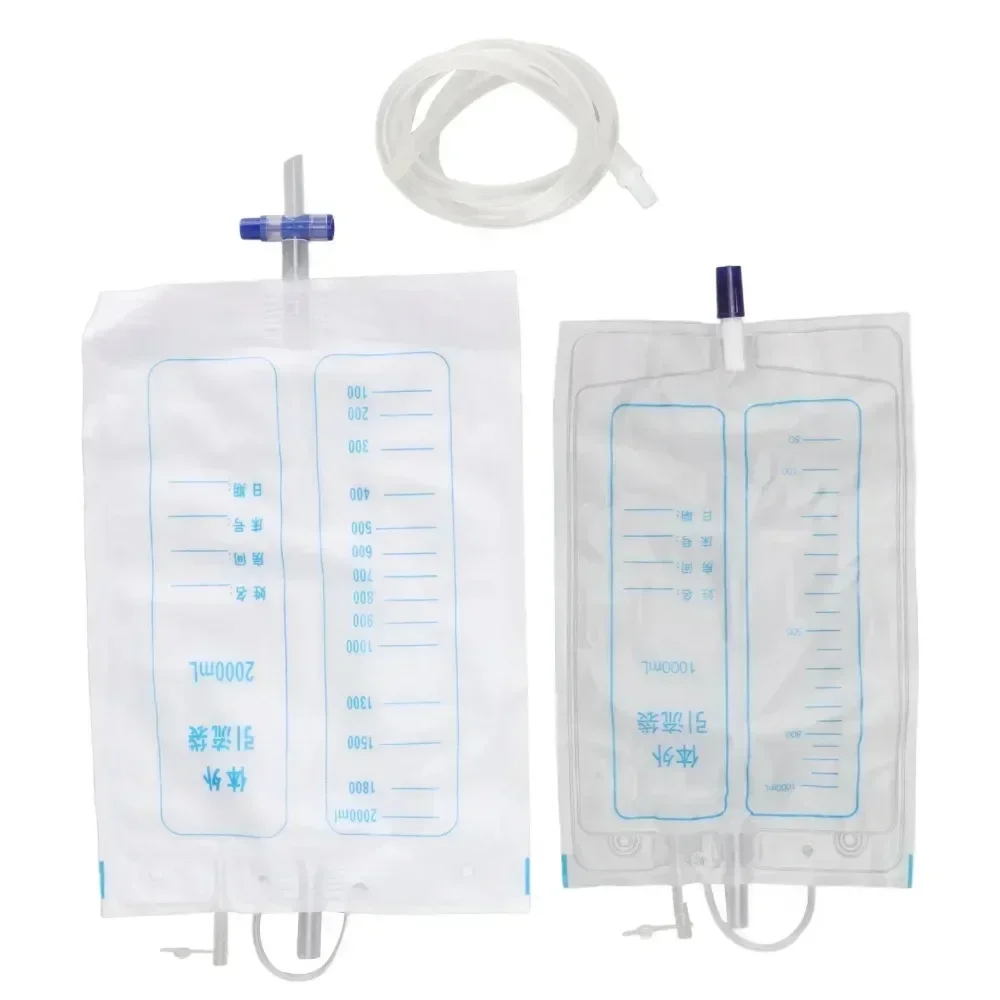 Adult Elder Wearable Urine Drainage Bag Urine Collector Urinal Pee Holder with Catheter Portable Men Women Urinary Incontinence