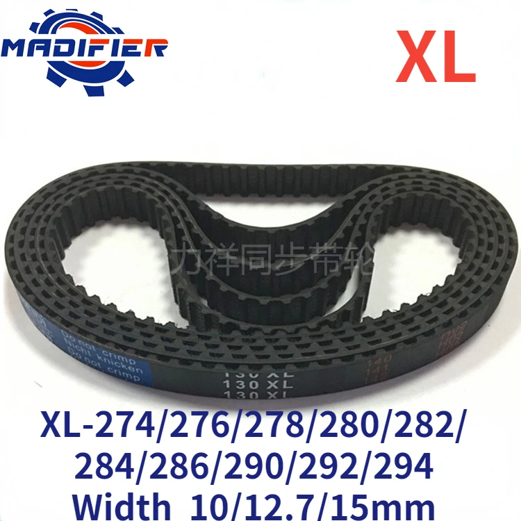 GKTOOLS 274/280/290/294 XL Timing Belt Width 10/12.7/15mm Perimeter 695.96/711.2/736.6/746.76mm Rubber Belt Inch trapezoid