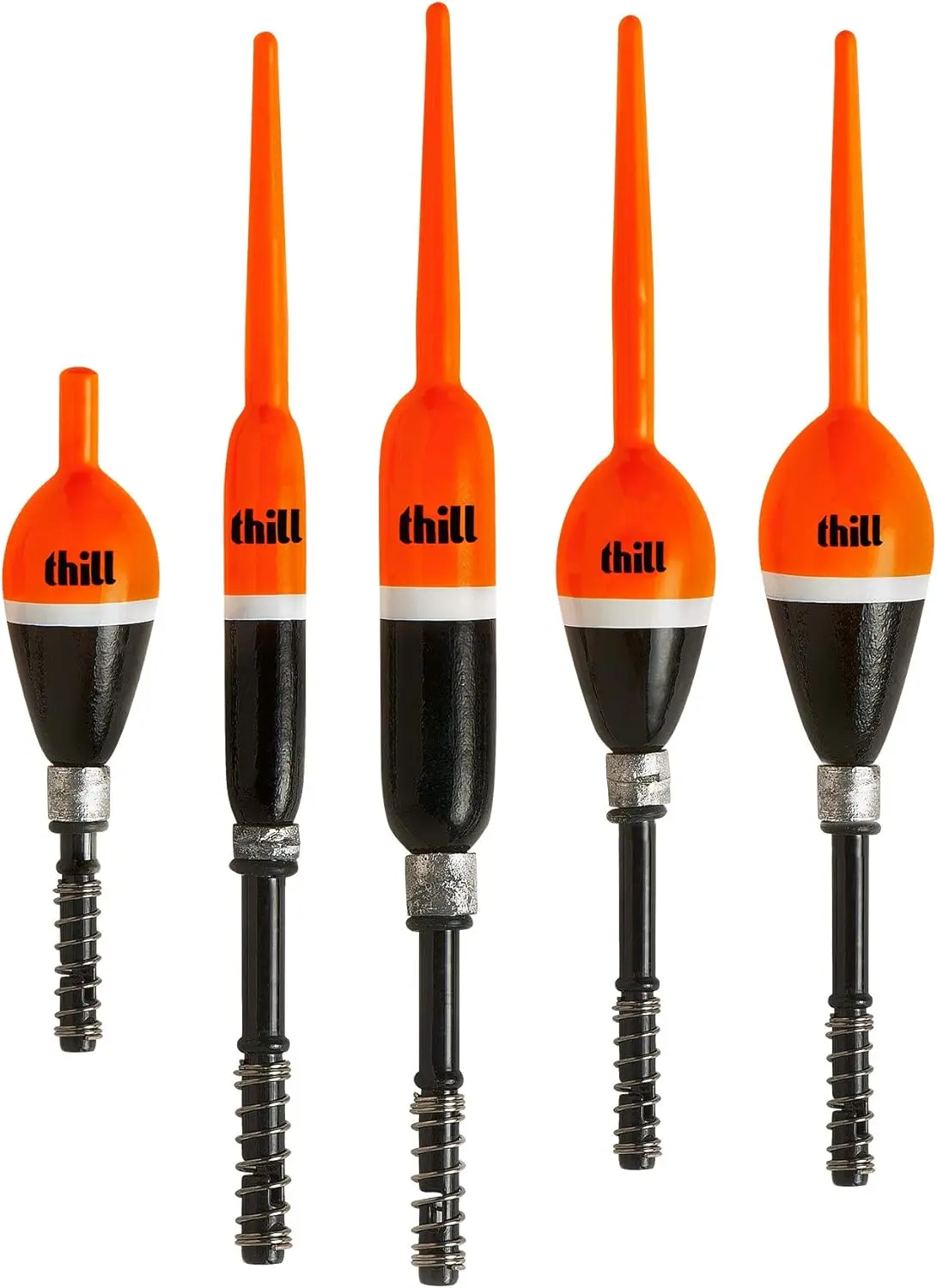 

Premium Weighted Floats for Fishing, Bright Orange, 14-Pack