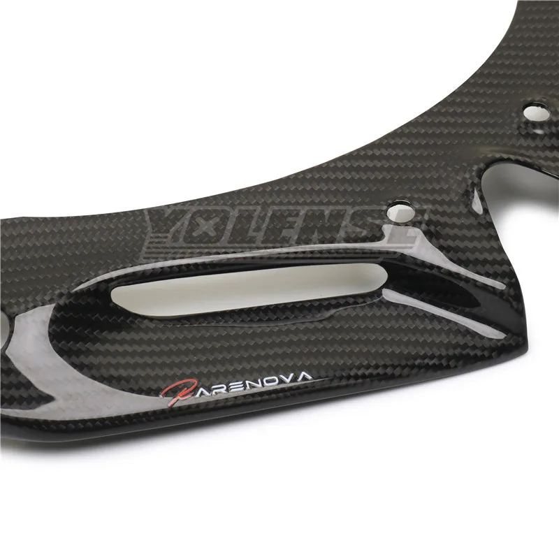 Carbon Fiber Motorcycle Front Fairing Winglets Aerodynamic Wing Shell Cover Protection Guards Fit For ZX-4R ZX-4RR ZX-25R